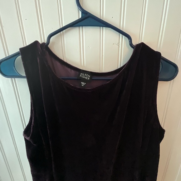 Eileen Fisher Velvet Dress (silk blend, size M) - Picture 2 of 4